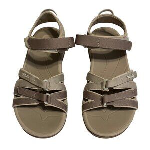 Teva Women’s Hiking Sandals Tan Adjustable Straps Size 8